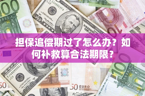 北京担保追偿期过了怎么办？如何补救算合法期限？