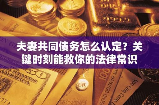 北京夫妻共同债务怎么认定？关键时刻能救你的法律常识